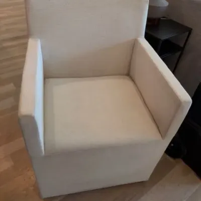 RH Ellison track arm upholstered dining armchair