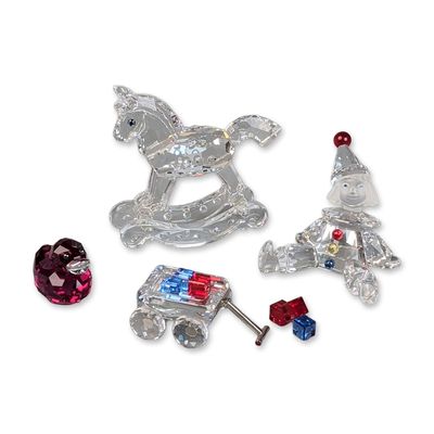 Sale Photo Thumbnail #254: 4pc Swarovski Silver Crystal Toy Figurines
