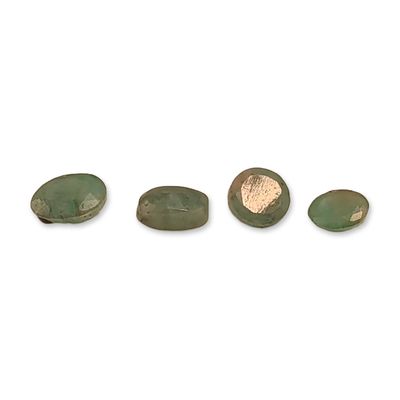 Sale Photo Thumbnail #167: 4pc Group of Loose Emeralds