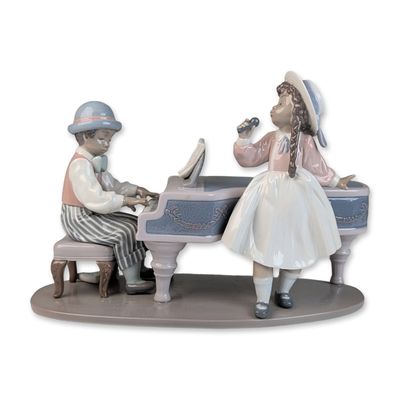 Sale Photo Thumbnail #363: Lladro Glazed Porcelain Figurine, Jazz Duo 01005930
