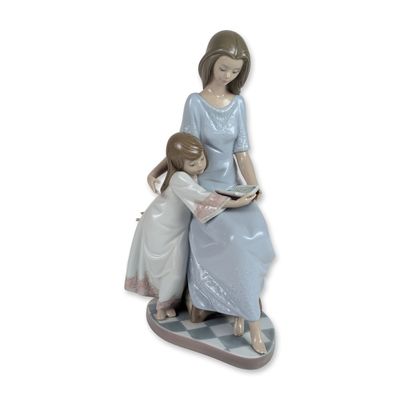 Sale Photo Thumbnail #209: Lladro Bedtime Story Porcelain Figurine 5457