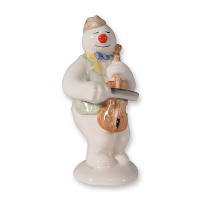Sale Photo Thumbnail #263: Royal Doulton The Snowman Figurine, Cellist Snowman DS17