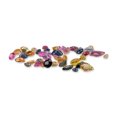 Sale Photo Thumbnail #337: Collection of Multi-Colored Faceted Gemstones