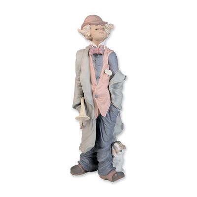 Sale Photo Thumbnail #50: Lladro Limited Edition Goyesca Clown Sculpture, Mischievous Musician 01011773