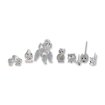 Sale Photo Thumbnail #84: 11pc Swarovski Silver Crystal Animal Figurine Collection