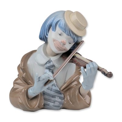 Sale Photo Thumbnail #191: Lladro The Blues Clown Porcelain Figurine, 1005600