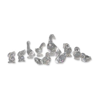 Sale Photo Thumbnail #70: 10pc Swarovski Silver Crystal Waterfowl Figurine Collection