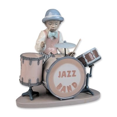 Sale Photo Thumbnail #365: Lladro Porcelain Figurine, Jazz Drums 01005929