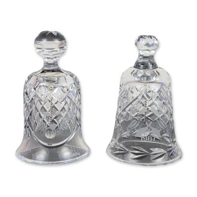 Sale Photo Thumbnail #143: 2pc Waterford Crystal Christmas Bells