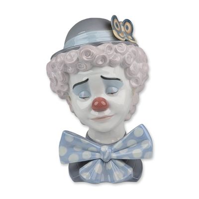 Sale Photo Thumbnail #171: Lladro Porcelain Sad Clown Bust 5611