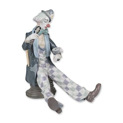 Sale Photo Thumbnail #185: Lladro Spanish Porcelain Checking the Time Figurine 5762