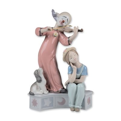 Sale Photo Thumbnail #187: Lladro Spanish Porcelain Music for a Dream Sculpture 6900