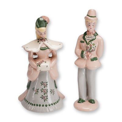 Sale Photo Thumbnail #273: Kay Finch California Pottery Figurines, Courting Couple