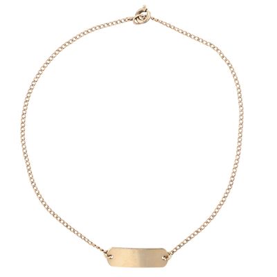 Sale Photo Thumbnail #258: AJC Co. 12K Gold Filled ID Bracelet