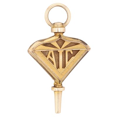 Sale Photo Thumbnail #371: MJ Co Gold Filled American Institute Of Constructors Lapel Pin