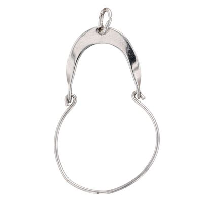Sale Photo Thumbnail #172: Signed Sterling Silver Charm Holder Pendant
