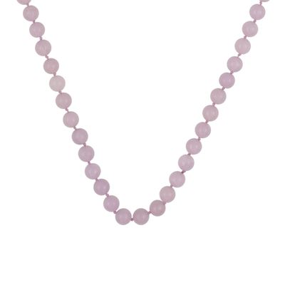 Sale Photo Thumbnail #160: Lavender Jadeite Bead Strand Necklace