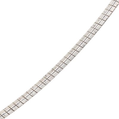 Sale Photo Thumbnail #571: Italy Sterling Silver 1mm Snake Chain Necklace