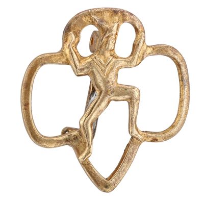 Sale Photo Thumbnail #257: Vintage Gold Filled Girl Scouts Badge Pin