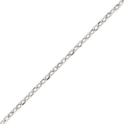 Sale Photo Thumbnail #516: Sterling Silver 1mm Cable Chain Necklace