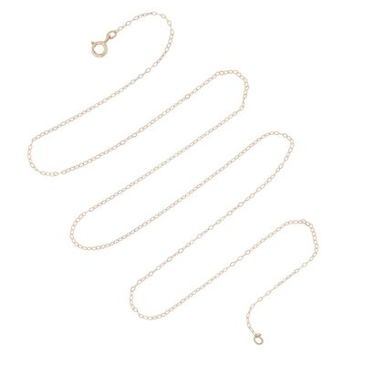 Sale Photo Thumbnail #598: 14K Yellow Gold Cable Chain Necklace