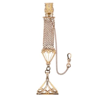 Sale Photo Thumbnail #352: Alison Gold Filled Pocket Watch Fob Chain Clip