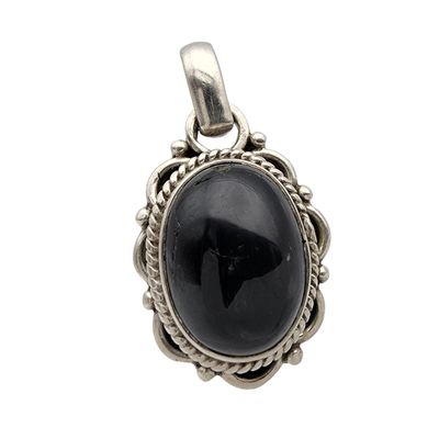 Sale Photo Thumbnail #495: Sterling Star Sapphire Pendant