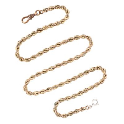 Sale Photo Thumbnail #368: JFS & Sons Gold Filled Pocket Watch Rope Chain