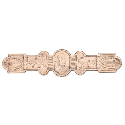 Sale Photo Thumbnail #311: Victorian Gold Filled Engraved Fancy Collar Brooch