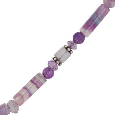 Sale Photo Thumbnail #437: Sajen Sterling Multi-Stone Beaded Necklace