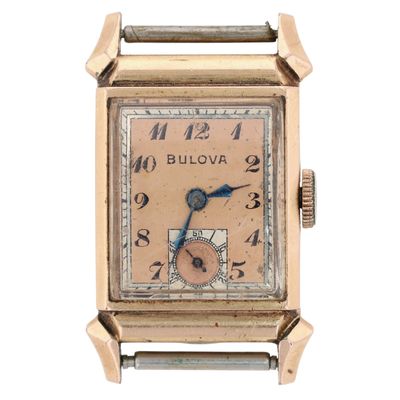 Sale Photo Thumbnail #223: Bulova 14K Rolled Gold 17 Jewels Art Deco Watch