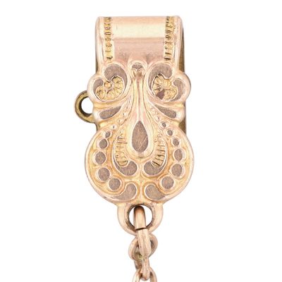 Sale Photo Thumbnail #363: Signed Victorian Gold Filled Embossed Pocket Watch Clip