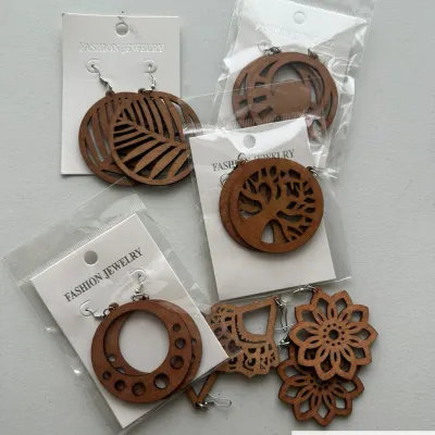 Assorted Wooden Earrings