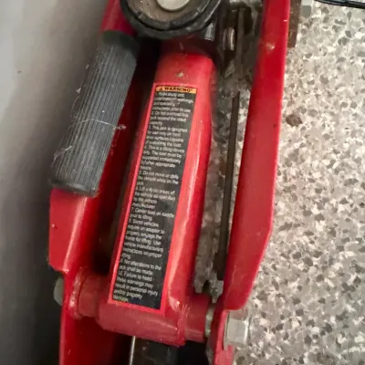 Red Hydraulic Trolley Floor Jack