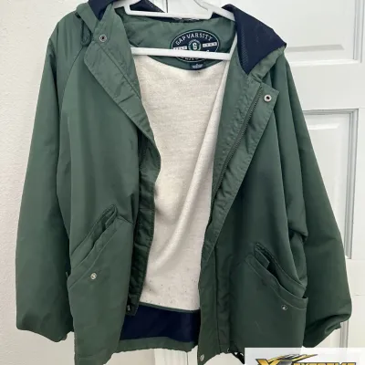 Green Hooded Jacket