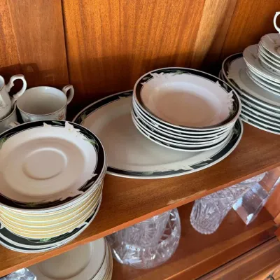 Majesty Black Fantasy Dinnerware Group