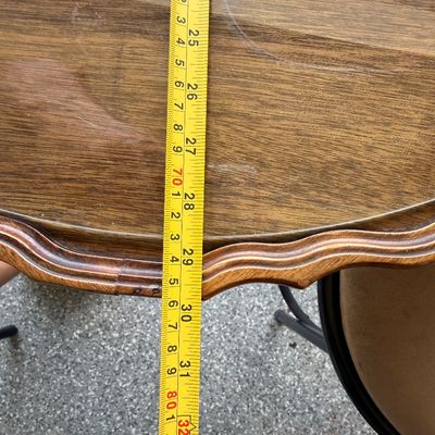 Round Table wth two barstool chairs