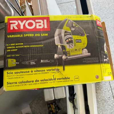 Ryobi 6.1 Amp Variable Speed Jig Saw with SpeedMatch (JS651L1)