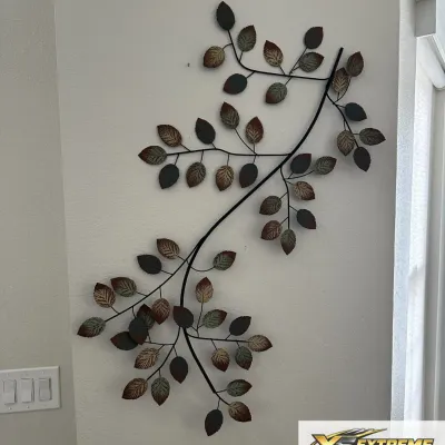 Metal Branch Wall Sculpture