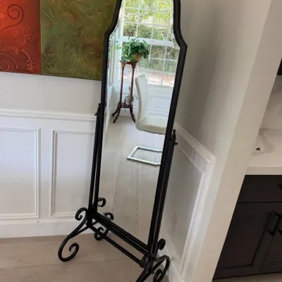 Tall Black Standing Mirror