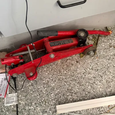 Red Hydraulic Trolley Floor Jack