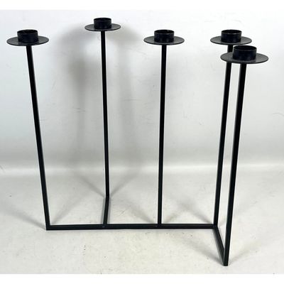 50s Vintage Mid Century Van Keppel Green Attributed Iron Candelabra. California Design