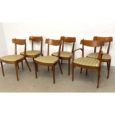 Set 6 Kipp Stewart Declaration Dining Chairs. 1 with Arms.