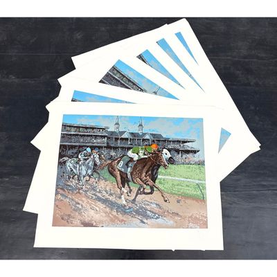 Group of Mark King Limited Edition Genuine Risk Serigraphs Pencil Signed and Numbered