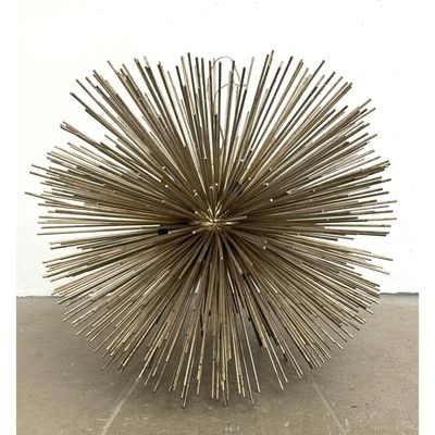 Modernist Sea Urchin Pendant Lamp. Marked Italy.