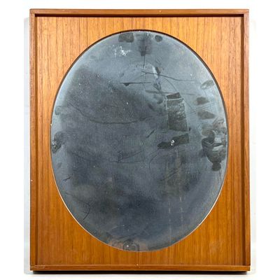 Swedish Modern Teak wall Mirror.  Glass Master Markaryd Mid-Century Modern Teak Wall Mirror. Made in
