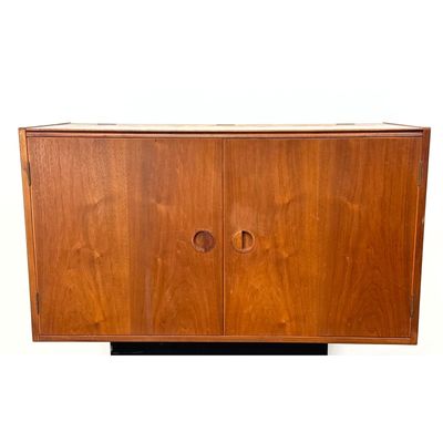 Danish Modern Teak Cado Wall Shelving Cabinet Denmark