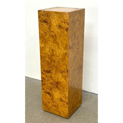 Baughman Style Burl Wood Pedestal Stand.