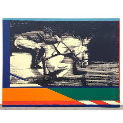 Klaus Heider Pansa Kollertion Screen Print. Olympia.