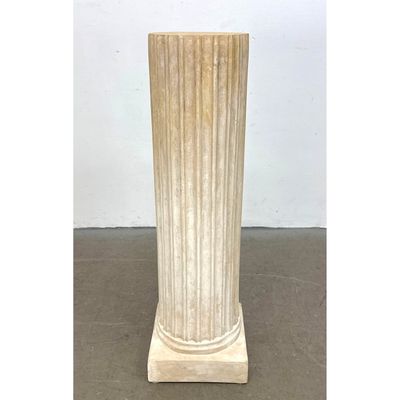 Neoclassical Roman Column Sculpture Display Pedestal, Decorator Style